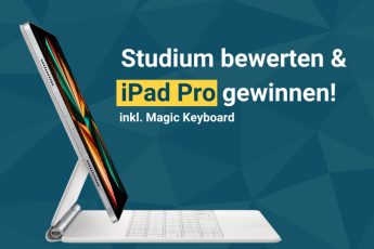 Studium bewerten & iPad Pro inkl. Magic Keyboard gewinnen!