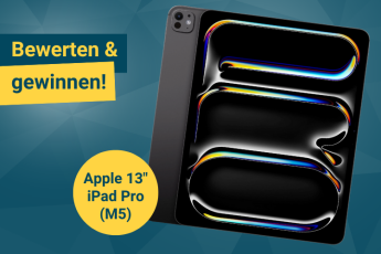 Studium bewerten & ein Apple 13" iPad Pro (M5) in schwarz gewinnen!