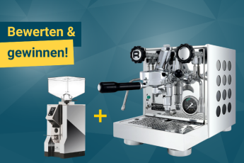 Studium bewerten & 1 ROCKET Siebträgermaschine + Kaffeemühle gewinnen!