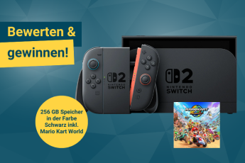 Studium bewerten & 1 von 3 NINTENDO Switch 2 + Mario Kart World gewinnen!